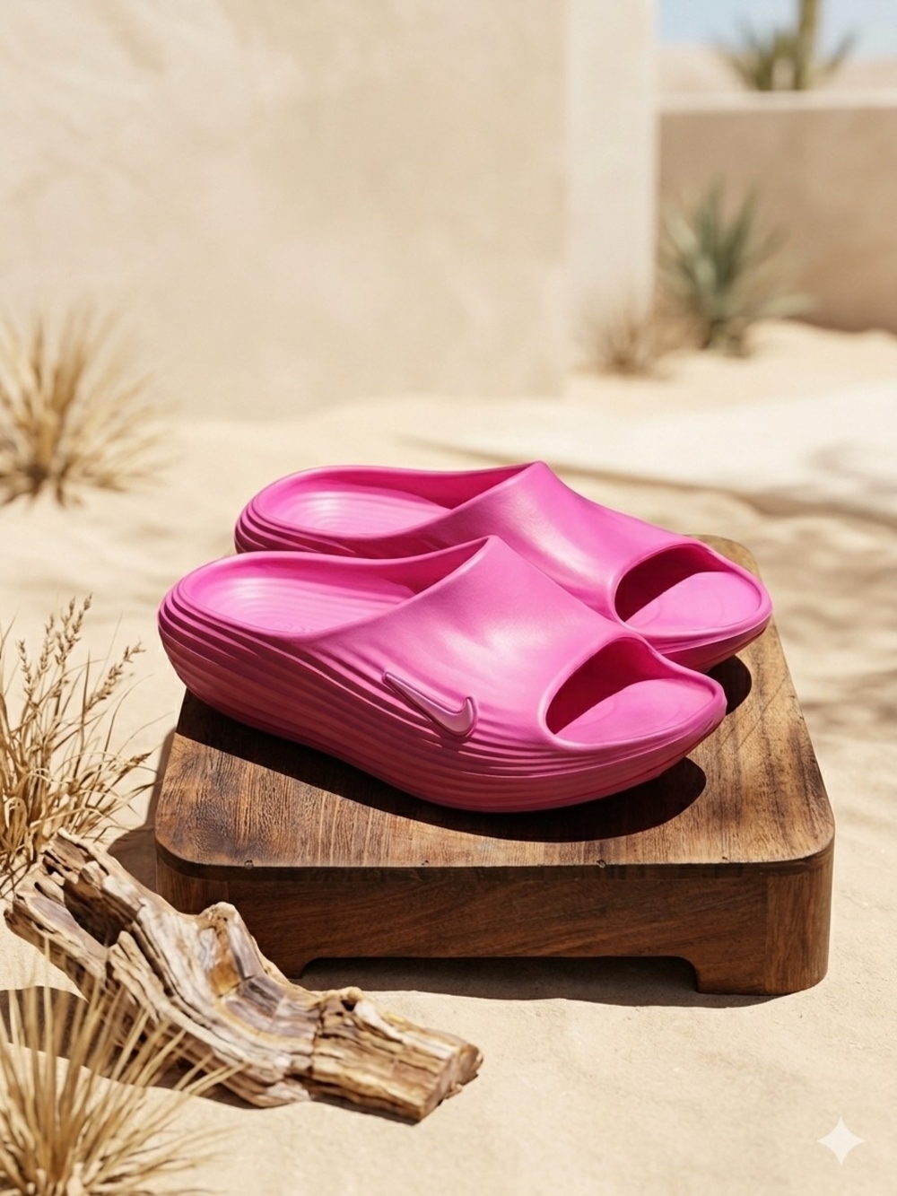 Nike Women's Reactx Rejuven 8 PinkSicle Slide Comfortable Sandal Size 7